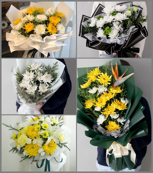 广东梅州市五华县龙村镇金龙村白事花束代送